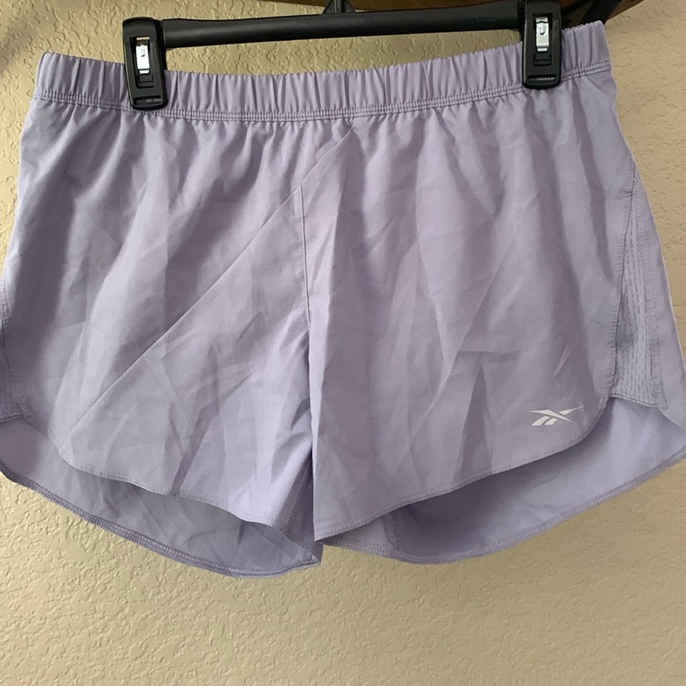 Reebok Speedwick light purple running shorts